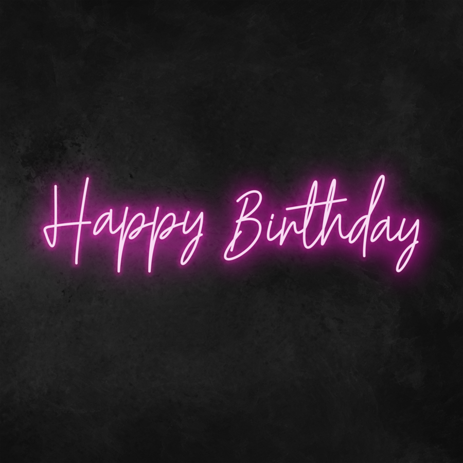 Ideas for Personalized Neon Signs for Birthday Party Decoration