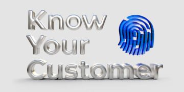 KYC - Know Your Customer, business concept, process of a business verifying the identity of its clients and assessing potential risks of illegal intentions for the business relationship
