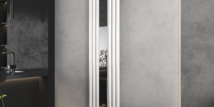 white mirror radiator