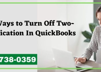 Turn Off Two-step Verification In QuickBooks