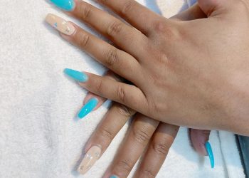 color gel manicure pedicure