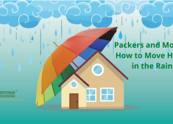 Packers and Movers How to Move House in the Rain