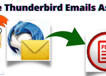 save thunderbird emails as pdf