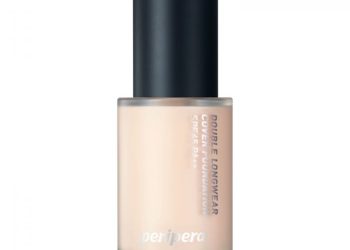 Peripera Double Longwear Cover Foundation, 35gm-01 Pure Ivory