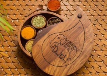 wooden spice box online