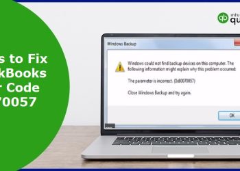 Fix QuickBooks Error Code 80070057-Featured Image