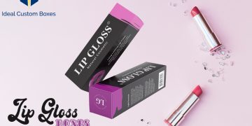 Customized Lip Gloss Boxes