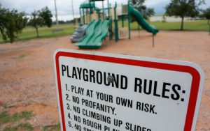 playground safety rules