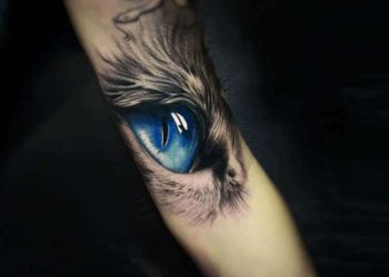 cat eye tattoo